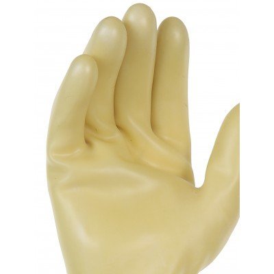 Luva de protecção manual em latex creme