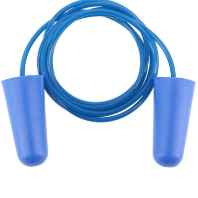 Corda de saltar azul com pegadores cónicos