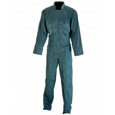 Macacão azul escuro de trabalho com fecho de correr e bolsos