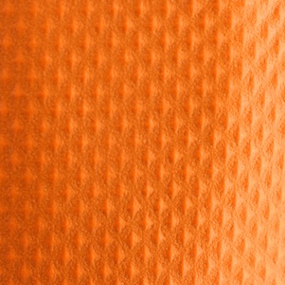 Superfície texturizada laranja com padrão em relevo