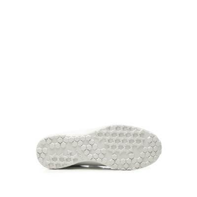 Sola de sapato branca com padrão hexagonal