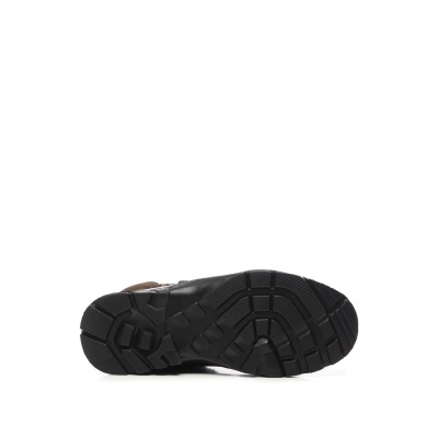 Sola preta de sapato com padrão antiderrapante