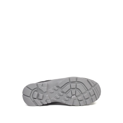 Sola de sapato cinzenta com padrão antiderrapante