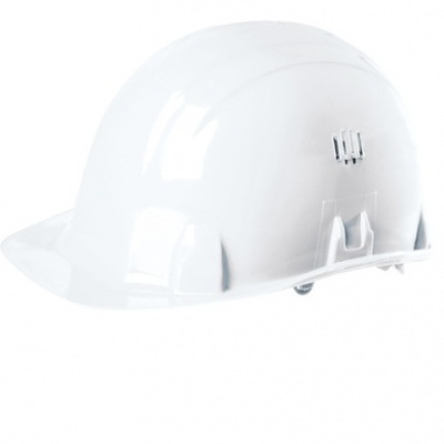 Capacete de segurança branco para construção