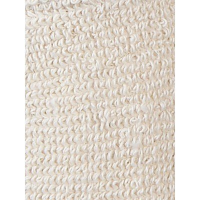 Tecido bege claro com padrão de malha torcida