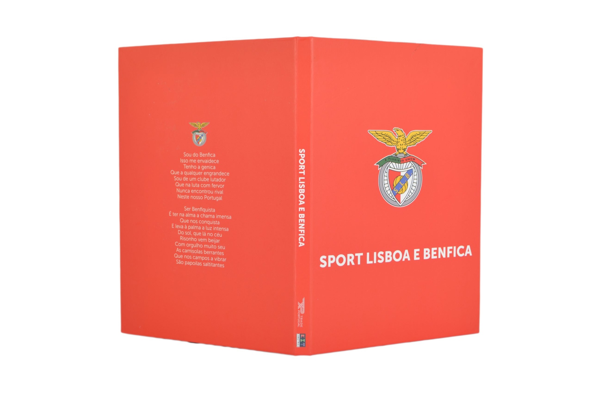 Livro Puzzle Magnético Benfica Embalaem vermelha com emblema Sport Lisboa e Benfica e texto branco