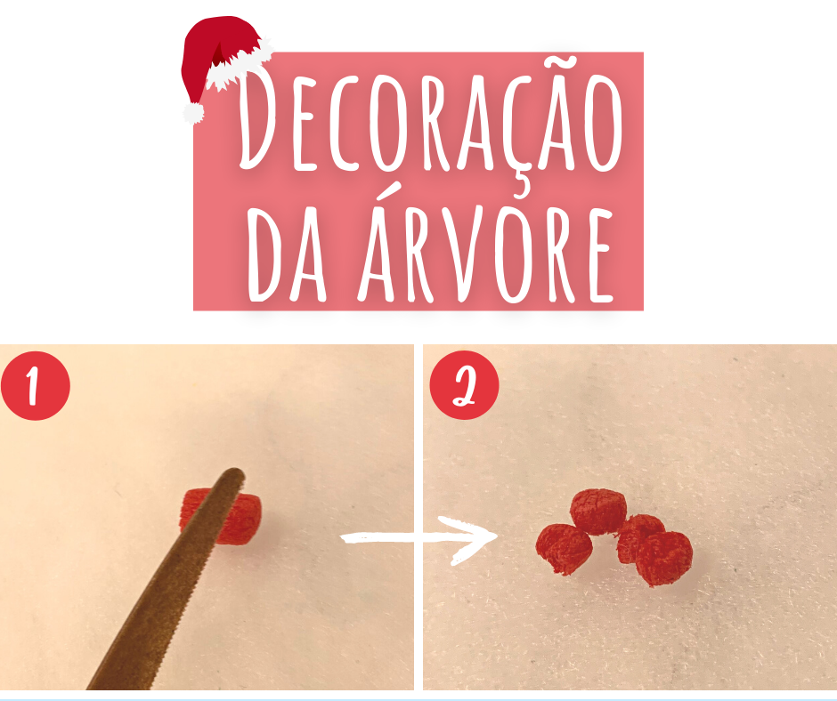 Decoração da árvore de Natal