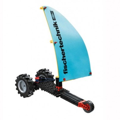 Brinquedo veículo com vela azul fischertechnik