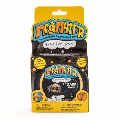 Embalagem de Mad Mattr quantum pod Dark Mattr preto para crianças maiores de 3 anos