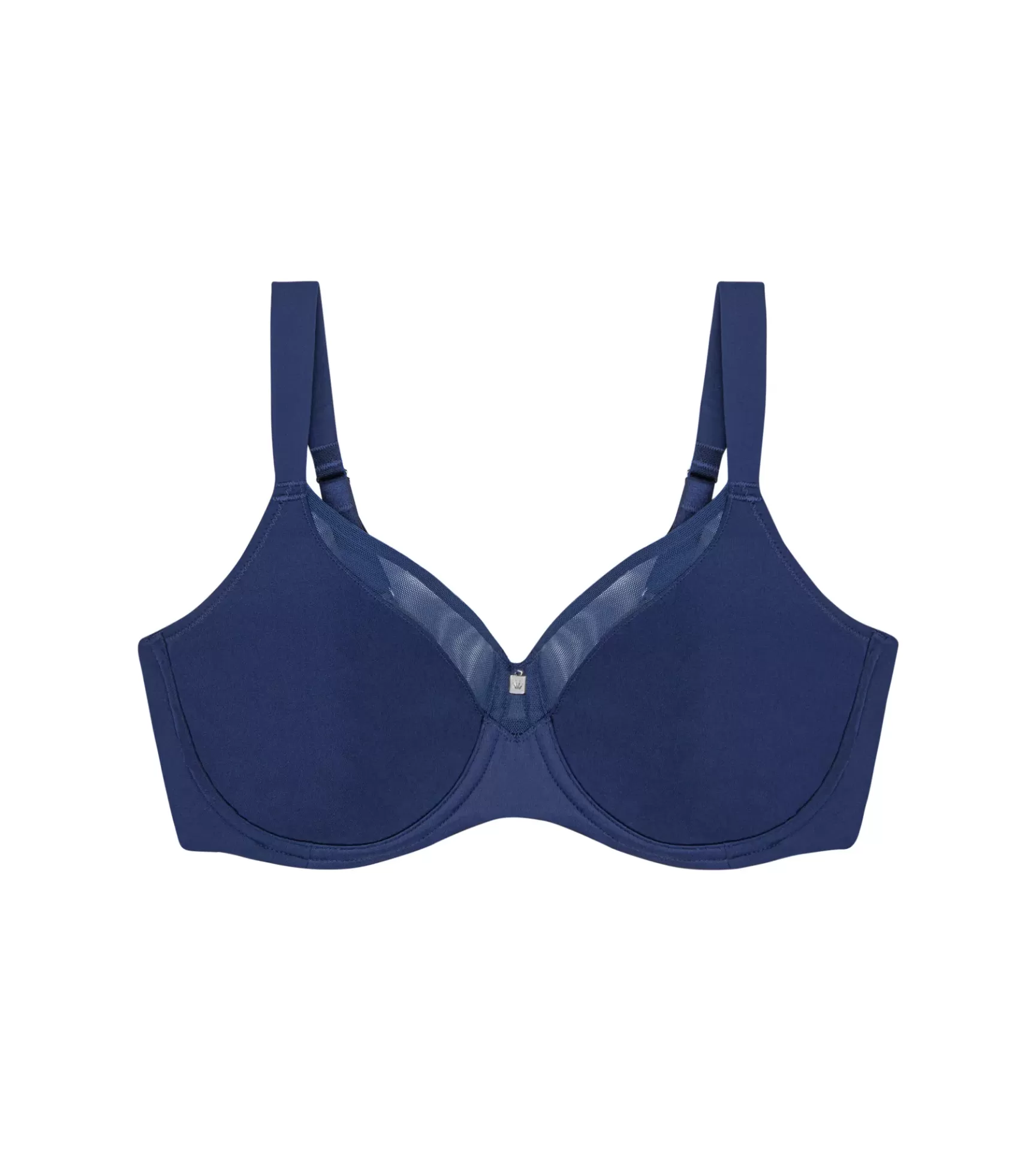 Soutien azul marinho com copas moldadas e alças ajustáveis