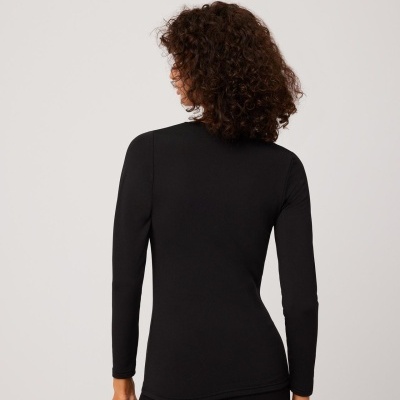 Camisola&#x20;t&#x00E9;rmica&#x20;com&#x20;manga&#x20;e&#x20;decote&#x20;em&#x20;bico&#x20;rendado&#x20;ysabel&#x20;mora&#x20;70014