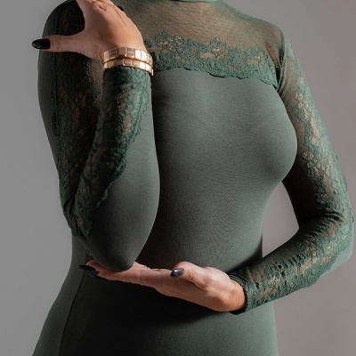 Camisola&#x20;manga&#x20;comprida&#x20;com&#x20;renda&#x20;marel&#x20;ref&#x3A;83-99