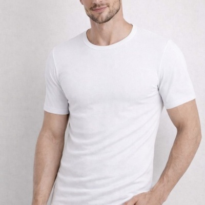 Camisola&#x20;de&#x20;homem&#x20;meia&#x20;manga&#x20;cardada&#x20;709cf