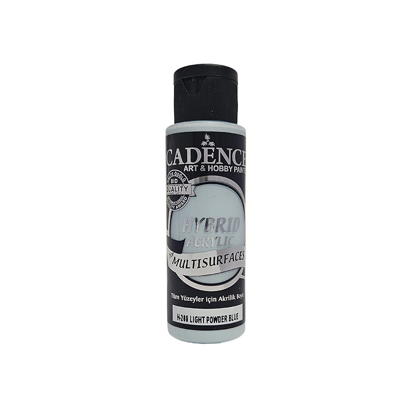CADENCE HIBRIDA 70ML H200 Light powder blue Frasco de tinta acrílica azul pó claro CADENCE