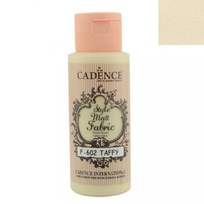 Frasco de tinta para tecido Cadence Style Matt Fabric cor F-602 Taffy