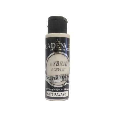 Frasco de tinta acrílica Cadence Hybrid Acrylic Multisurfaces H-076 Palamo com tampa preta.