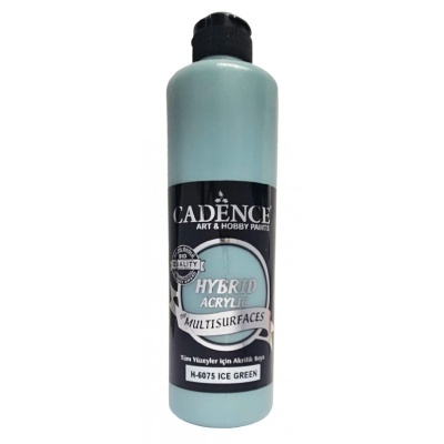 Frasco azul claro de tinta acrílica Cadence para várias superfícies