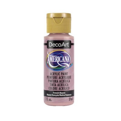 Frasco de tinta acrílica Americana DecoArt French Mauve