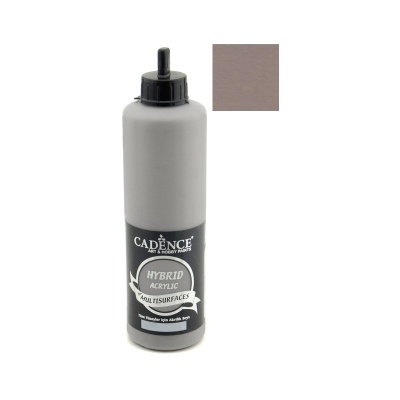 Frasco de tinta acrílica Cadence cinza claro com tampa preta