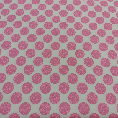 Padrão de pontos cor-de-rosa sobre fundo branco