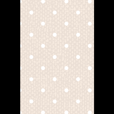 Papel de parede bege com bolinhas brancas e textura subtil