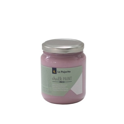 Frasco de tinta rosa fosca La Pajarita chalk PAINT deco
