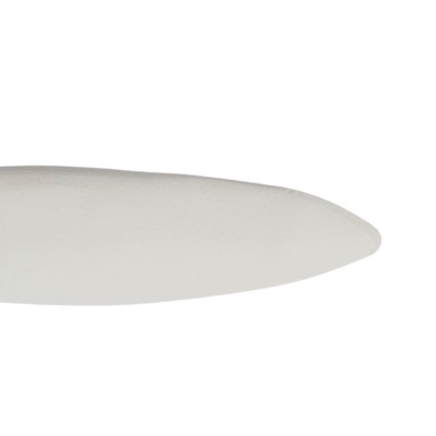 Ponta branca e arredondada de lixa para unhas