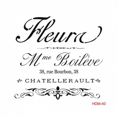 Design em fonte cursiva com texto decorativo e detalhes ornamentais