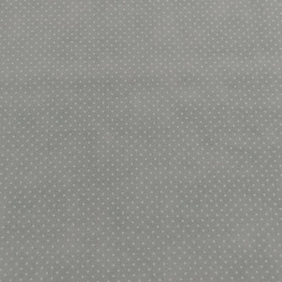 Tecido cinzento com padrão de pequenos pontos brancos