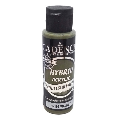 Frasco de tinta acrílica Cadence Hybrid cor H-109 Walnut