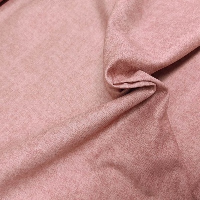 tecido rosa claro com textura suave e dobra central