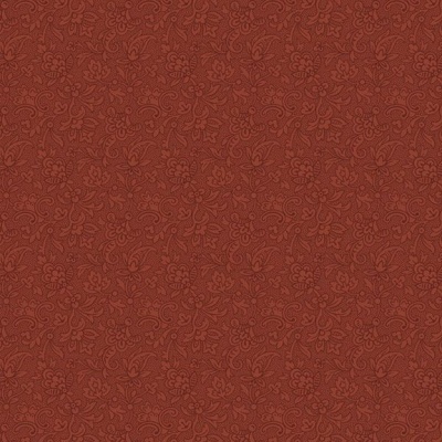 Papel de parede castanho avermelhado com padrão floral