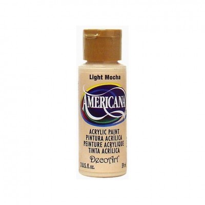 frasco de tinta acrílica Americana Light Mocha