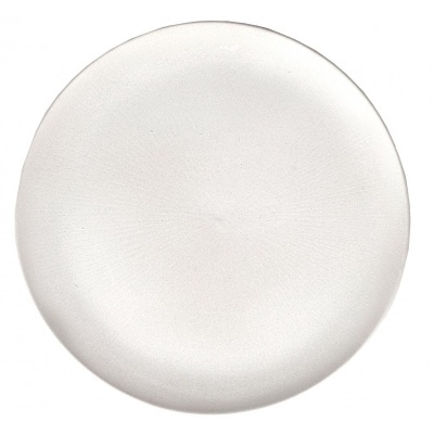 Prato redondo branco com textura fina