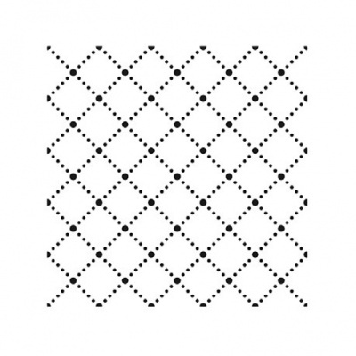 Padrão de pontos pretos formando losangos