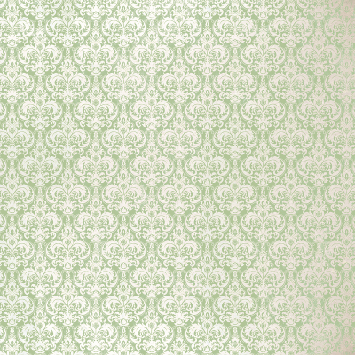 Papel de parede padrão floral verde claro e branco