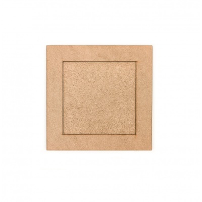 Interruptor quadrado bege com textura de pedra