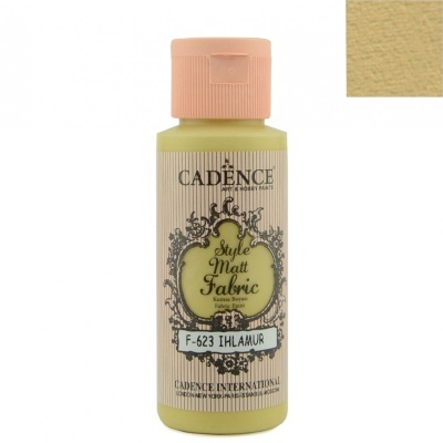 Frasco de tinta para tecido Cadence Style Matt Fabric F-623 IHLAMUR verde clara
