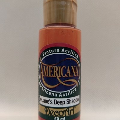 Frasco de tinta acrílica Americana, 59 ml, cor Delane's Deep Shadow