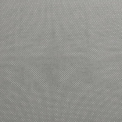 Tecido cinzento claro com padrão de pequenos pontos brancos