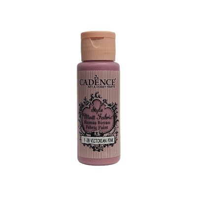 Frasco de tinta acrílica para tecido Cadence rosa vitoriano