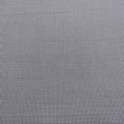 Tecido padrão pied-de-poule preto e branco