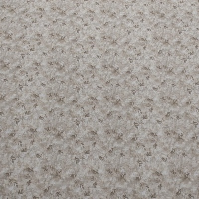 Papel de parede floral bege e castanho com textura