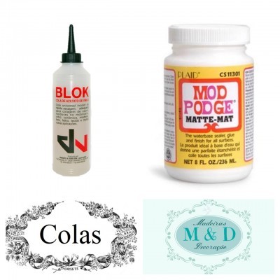 Duas colas de diferentes marcas e embalagens em fundo branco