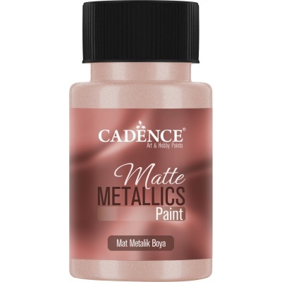 Frasco de tinta metálica matte Cadence cor rosada