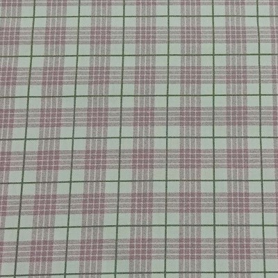 Tecido xadrez rosa e verde com padrão de quadrados