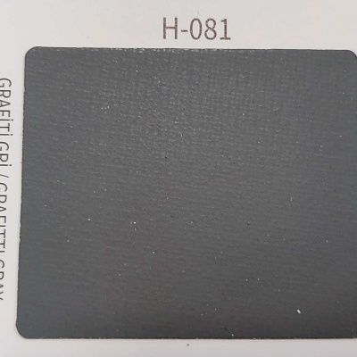 Painel de cor cinza grafite com código H-081.