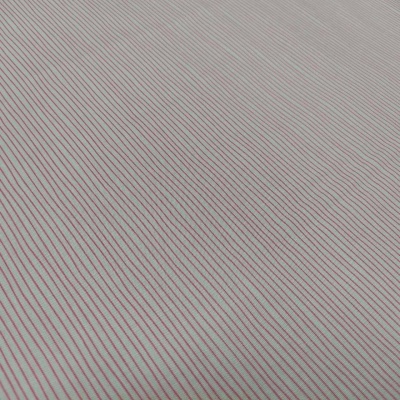 Tecido listrado rosa e cinza claro