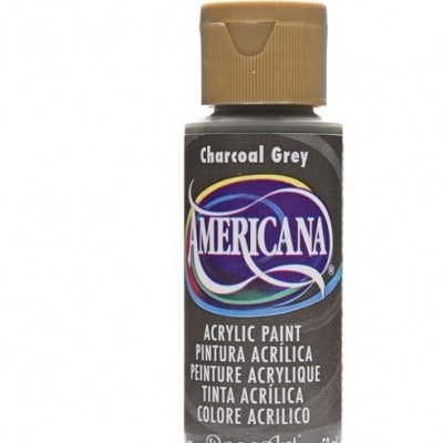 Frasco de tinta acrílica Americana Charcoal Grey