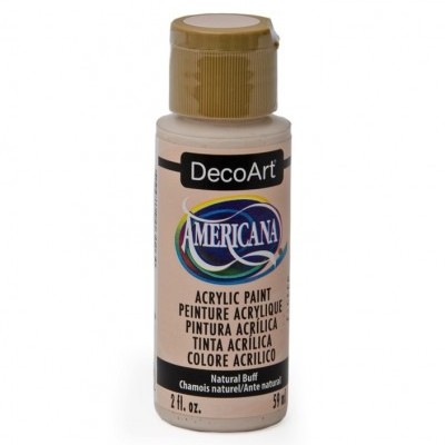 Frasco de tinta acrílica DecoArt Americana Natural Buff